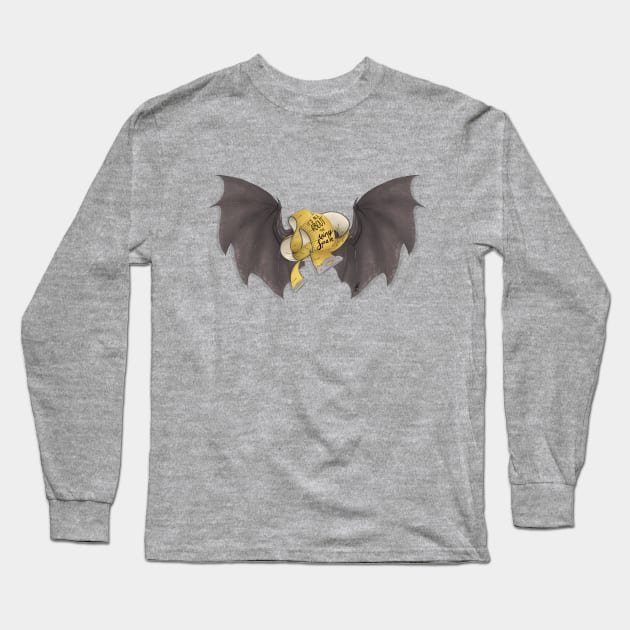 It's ALL about the wingspan Long Sleeve T-Shirt by SeaGalaxyBrain